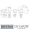 Bristan Bright 3 Hole Bath Filler Dimensions